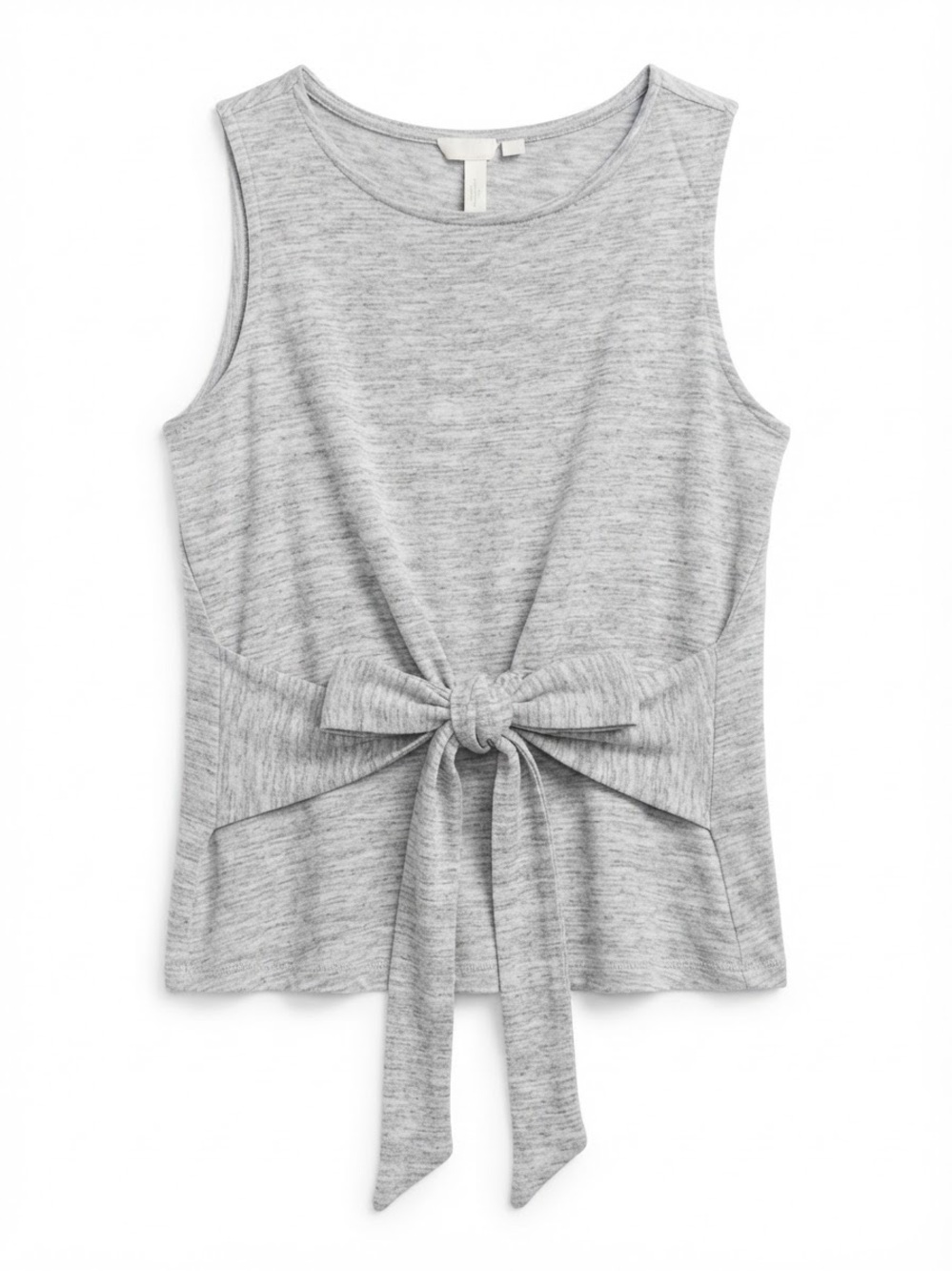 GAP Light Heather Gray Front Tie Sleeveless Tank XS